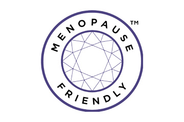 An image of the menopause friendly logo